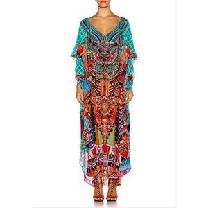 Camilla BNWT Rural Rave Long Silk Kaftan One Size